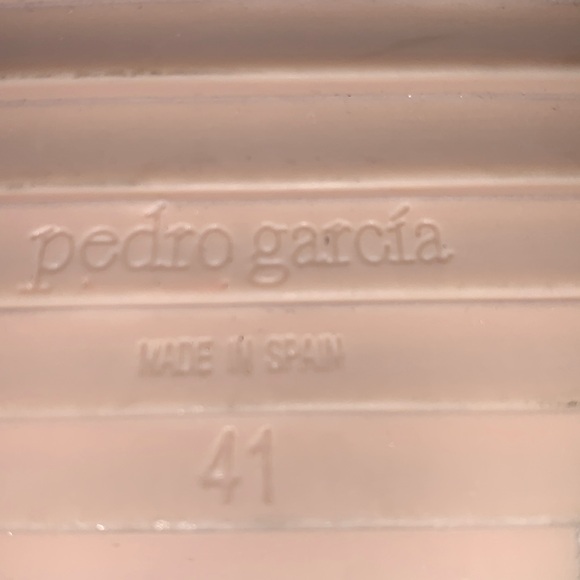 PEDRO GARCÍA España baby pink satin/ & suede sneakers, laces, raw edges. 41 EUC - Picture 12 of 13